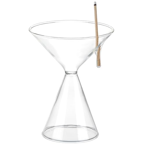 Navaris Quemador de Incienso de Vidrio - Soporte Incienso Varilla Conos Velas de Té Palo Santo, Salvia - Porta Incienso Atrapaceniza - Inciensario para Meditación y Aromaterapia
