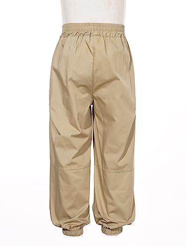 Kids Boys Elastic Waist Jogger Pants Sweatpants Straight Loose Cargo Pants Jazz Hip Hop Street Dancce Trousers4