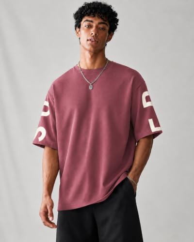 Image of ColorChakra Oversized Tshirt for Mens Down Shoulder Loose fit t-Shirt Men Oversize t-Shirt M to 4XL