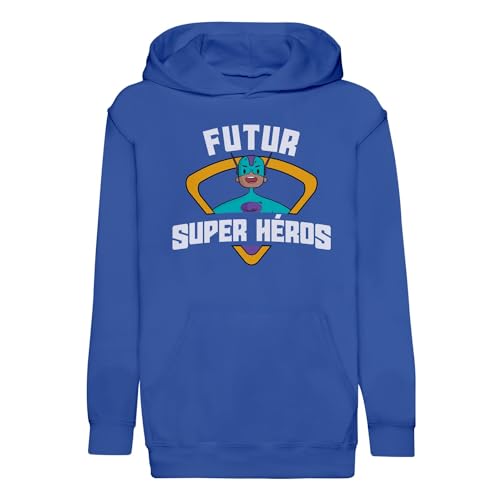 Sweat à capuche enfant superhéros en coton premium durable