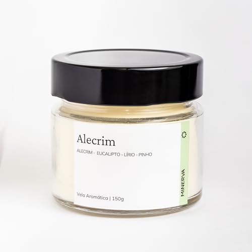 Vela Aromatica Perfumada Aroma de ALECRIM 145g - MINERVA CANDLES