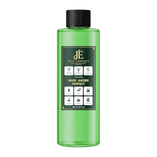 Just Essence Mark Jakobs Perfect Fregrance Perfume Oil | Premium Quality Concentrated Fragrance | Pure Perfume & Cologne Oil for Personal Body Use | 16 Fl Oz