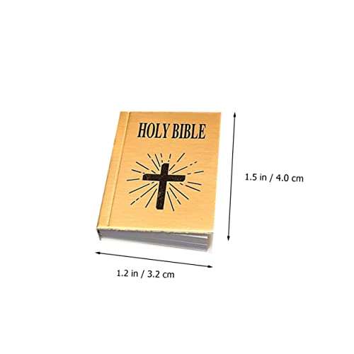 Tofficu 8 Peças Mini Ternos Da Bíblia Para Crianças Presentes Das Escrituras Estojo Infantil Carasso