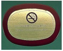 遠藤商事 Endo Shoji VSI08 0031 Bed Sign, Commercial Use, Wood, Brass, China