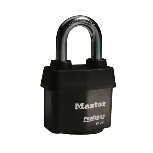 Master Lock 6125NR, No. 6125 Pro Series Weather Tough Padlock - Keyed Different (Pack of 6 pcs)
