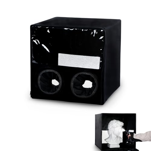 WISEPRO Tragbare Spritzkabine, Hobby&Profi Lackierkabine kleine Kabine für Airbrush, Spritzzelt zum Besprühen von Modellen, Nagelkunst, Kunsthandwerk, DIY projekten