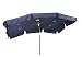 Produktbild Gardissimo höhenverstellbarer Gartenschirm 210 x 140 cm anthrazit, Knicker