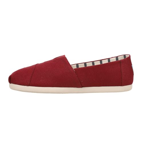 TOMS Mens Alpargata Slip On Casual Shoes - Red - Size 11 D3