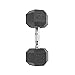 CAP Barbell 12-Sided Coated Dumbbell with Black Handle, Pair, 35 LB