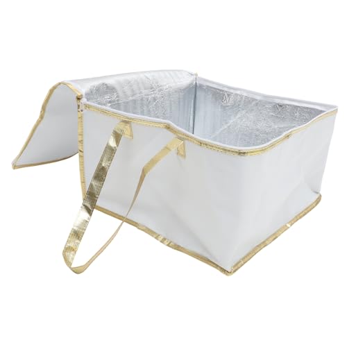 BESTYASH Bolsa Térmica Portátil para Comida Aislamiento Térmico para Alimentos Calientes y Fríos Bolsa para Llevar Almuerzo Resistente y para Picnic y Color Aleatorio Color Aleatorio