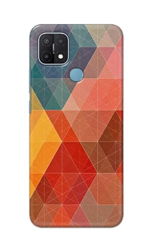Image of Printed Hard Back Cover Case for Oppo A15 | Oppo A15s Back Cover (Crumpled Design) -1111