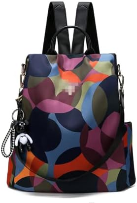 Women Oxford Multifunction Backpack - Multi Color