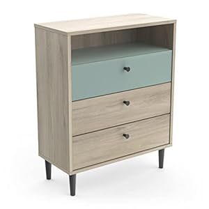 Commode Scandinave – Format Meuble : 60,7 X 28,5 X 75,7 Cm – Commode Chambre Adulte Fabriquée en France