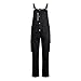 Mens Fashionable Denim Bib Overalls Oversized Baggy Jumpsuit Casual Comfy Workwear with Pockets Overalls for Men Loose Fit Convenient Overall for Men Painters Overalls for Men Mens Bib Overalls