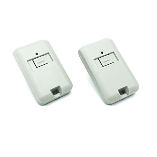 Two (2) Replacement 3060 3089 4120 Compatible MultiCode Remote Garage Door Mini Transmitter 300mhz 3089 4120 1090 (308911, MCS308911 300mhz) Linear