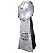 Decade Awards Personalized Fantasy Football Champion Trophy - Engraved FFL Champion Silver Tower Award - Customize Now (Silver-16)