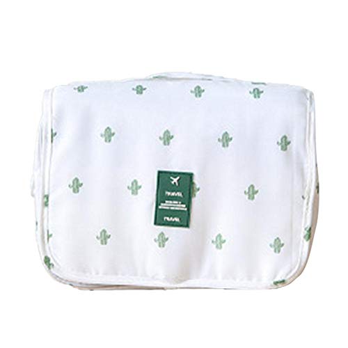 Lubier 1 Pièce Trousse de Maquillage Portable Tuscall étanche Voyage Cosmétique Sac Grande Capacité Organisateur pour Gymnastique Business et Vacance avec Crochet et poignée