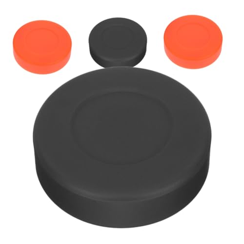 OSOLADY 4pcs Ice Hockey PVC Puck Professional Hockey Puck for Training Competition Smooth Flat Indoor/Outdoor Use