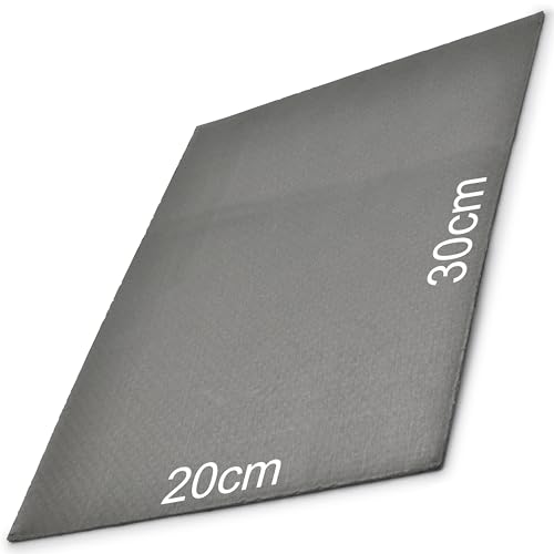 Easyboost Hoja de junta para culata colector de escape espesor 1.6mm a tamaño de corte 30x20cm para Coches Scooter Moto Cortacésped Desbrozadora