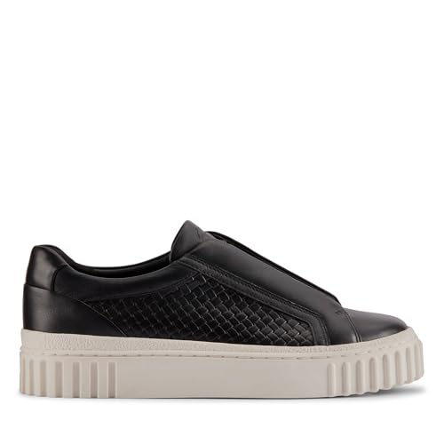 Clarks Damen Mayhill Bay Basket, Black Leather, 42 EU