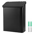 Picowe Magnetic Laundry Storage, Large Metal Lint Holder Bin with Lid for Laundry Room, Space-Saving Trash Container Hanging on Dryer, Washer or Wall Mount Trash Bin (Black)