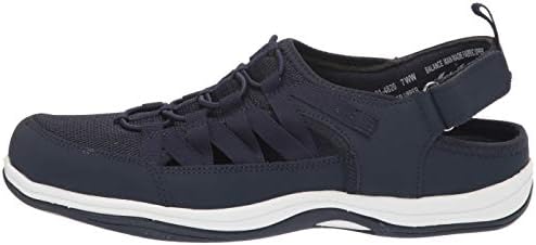 Easy Street Women's Athleisure Shoe Sneaker, Navy Leather, 6 X-Wide | Image 7