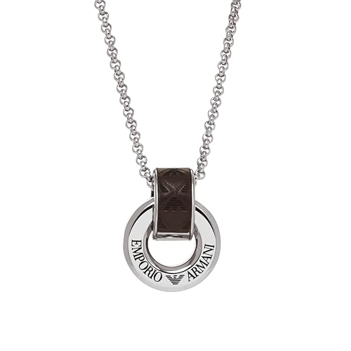 Image of Emporio Armani Stainless Steel Pendant or Chain Necklace for Men