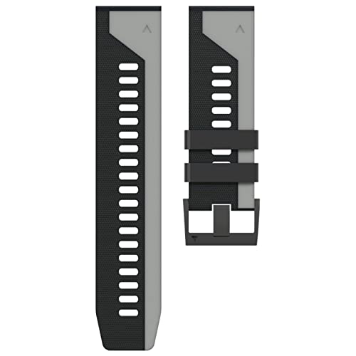 Bracelet montre Garmin Fenix 6X Pro silicone pour sport et trail