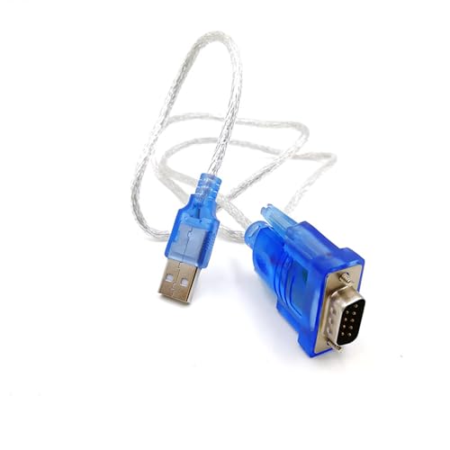 wilcractk RS232 a USB Cable Convertidor 9 Pines, Alta Velocidad de Transmisión, Compatible con Diversos Sistemas, Ideal para Profesionales y Entornos de Trabajo Compactos