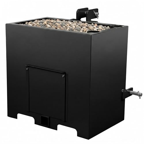 Image of Garvee Ballast Box 3 Point Category 1 Tractor, 800 LBS Capacity Ballast with 2 in Hitch Receiver, Fits Category 1 Tractor Attachment, Black