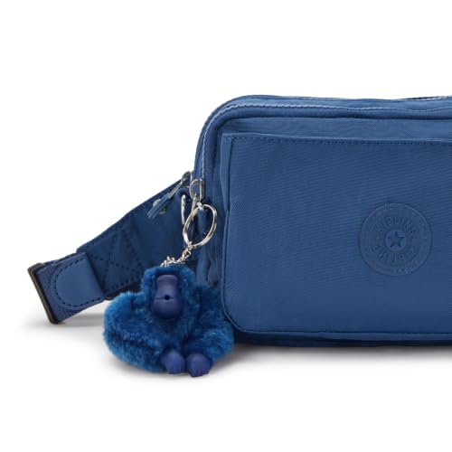 Image of Kipling Women's Abanu Medium Crossbody Bag, Lightweight, Adjustable Nylon Waist Pack with Multi-Compartment Zip Pockets