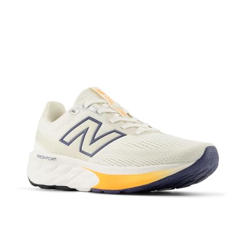 New Balance New Balance Women's Fresh Foam 520 V9 Running Shoe, Sea Salt/Linen/Hot Mango, 10 M