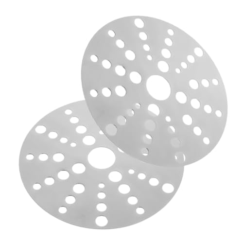 COLLBATH 2 Piezas Placa Difusora de Calor Inoxidable de Placa de Conducción Térmica para Utensilios de Cocina Compatible con Estufas de Gas y Camping