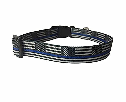 thin blue line dog collar amazon