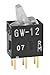 NKK SWITCHES GW12LJPCF Switch, Rocker, SPDT, 0.1A, 28VAC