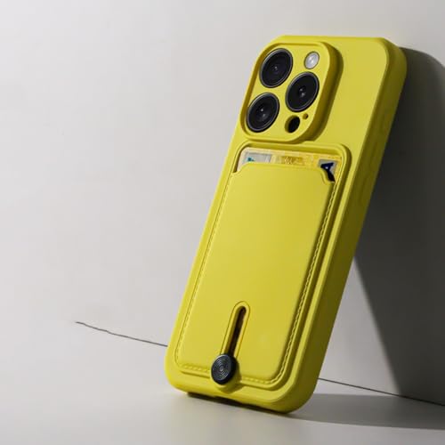 Étui pour iPhone 12 Pro bleu silicone souple avec range carte
