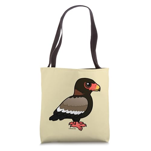 Cute Cartoon Bateleur Birdorable Raptor Species Bird of Prey Tote Bag