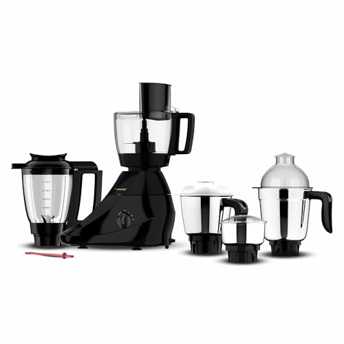 Butterfly Vertex 750W Mixer Grinder+Food Processor | 3 SS Jars, 1 Juicer Jar & 1 Food Processor | Atta kneaker & Veggie Chopper view 1