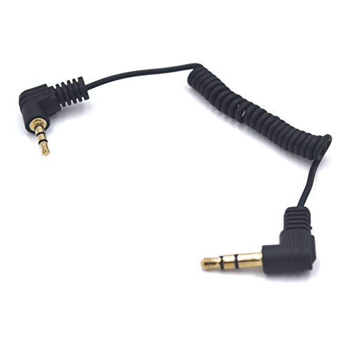 Cable audio 3.5mm a 2.5mm TRS macho Kework para auriculares y altavoces 4