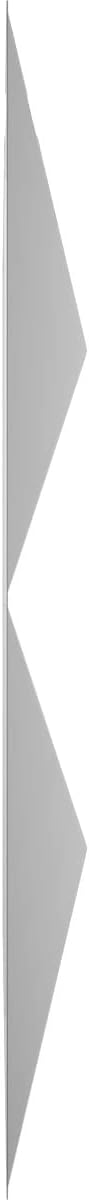 White Textured 3D PVC Wall Panel, 11 7/8" x 11 7/8"