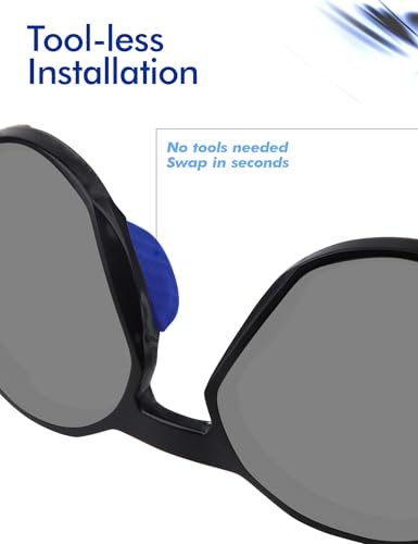 Image of SAUCER Replacement Nose Pieces Pads for Oakley Forager OO9421 Sunglasses