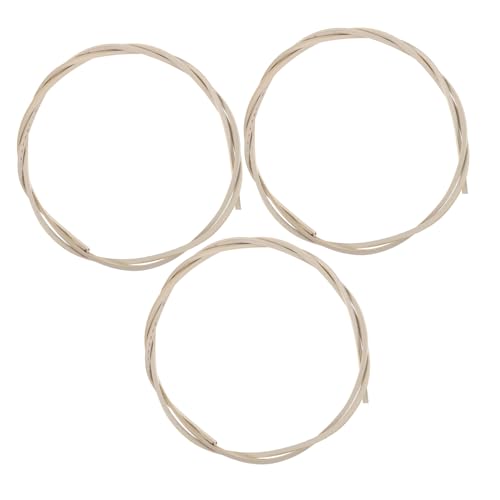 VICASKY Replacement Gyro Bands 3pcs Wooden Rotating Gyro Thread for Kids' Play