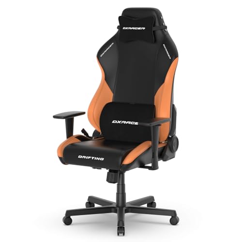 Black Orange Gaming Chair | Regular / L | EPU Leatherette | Drifting Series | DXRACER USA - image 3