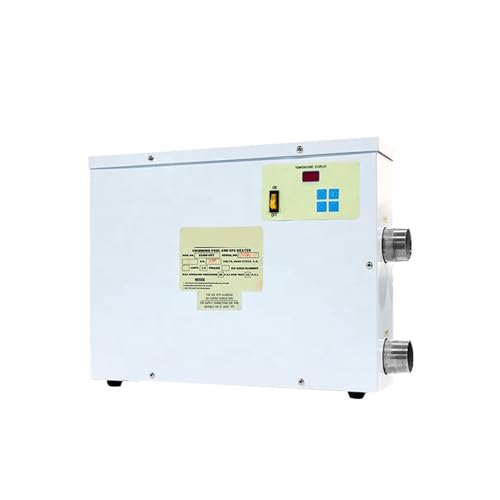 15KW Electric Pool Heater Bomba de Alta eficiencia de Alta eficiencia para el SPA residencial Calefacción de Agua Calefacción Digital de Acero Galvanizado Uso al Aire Libre