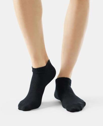 Image of Jockey 7097 Men Compact Cotton Elastane Stretch Low Show Socks With StayFresh Treatment