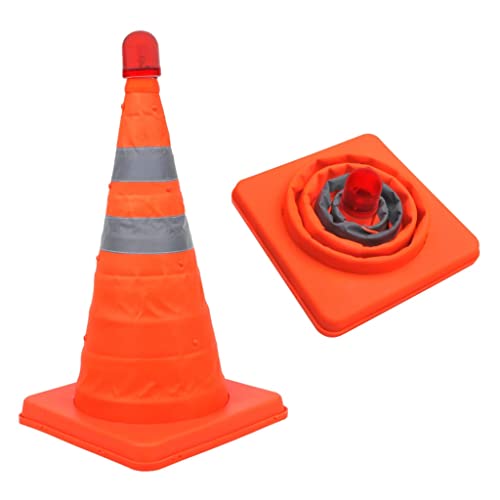 Proplus 2X Conos De Seguridad Plegables Con Led Señales De Carretera Tráfico