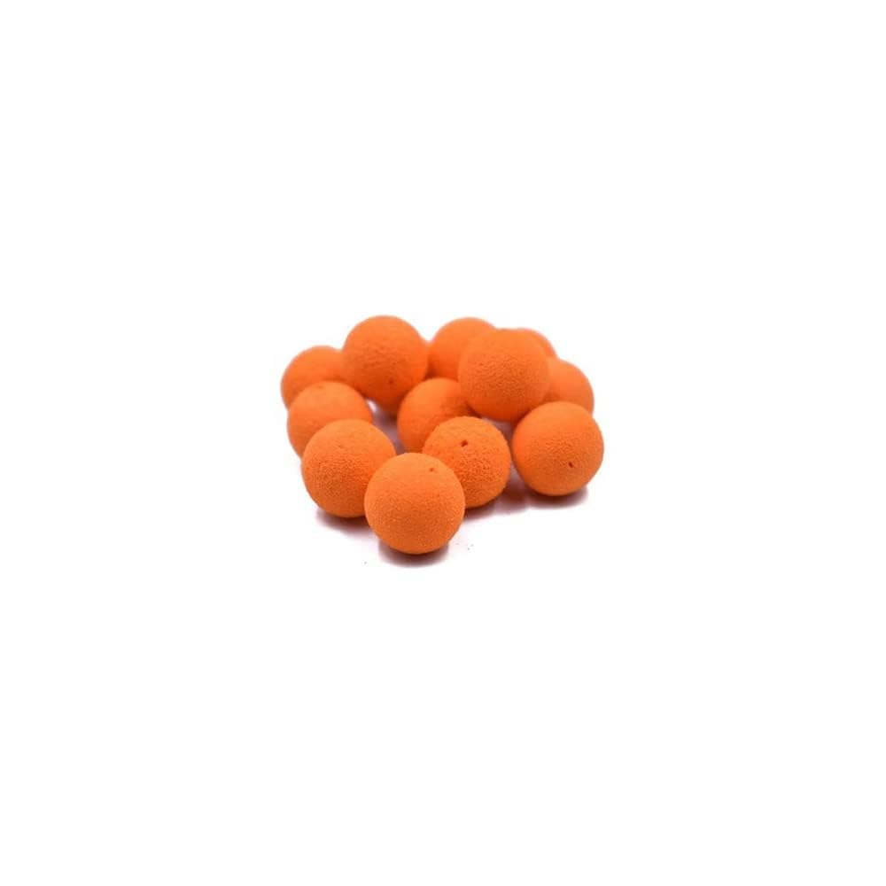 Hunting hobby Carp Fishing Bait, Foam Pop Up Boilies, Soft Pellets Ball, Carp Floating Lure, Fish Food Nest Tool-12pcs (Orange) 1