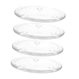 Effets de bougies éblouissants : utilisez le plateau en verre rond pour rehausser le chatoiement du verre du support de bougie chauffe-plat, du support de pilier en verre et du support de bougie chauffe-plat en verre pour une atmosphère accueillante, une assiette à bougie de vacances, un support de bougeoirs en verre