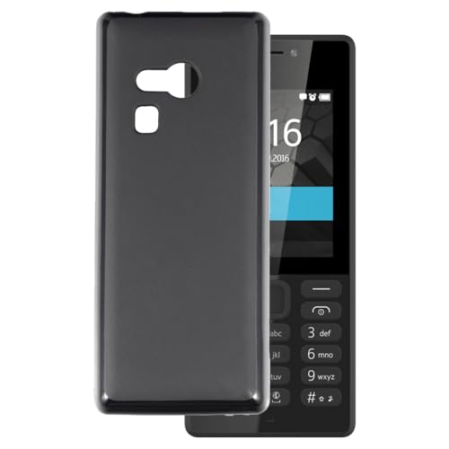 OAGELIM Hülle kompatibel mit Nokia 216 Hülle Stoßfeste TPU Weiche Flexible Schützende Handyhülle mit Kratzfestigkeit & Militärischer Fallschutz (Schwarz)