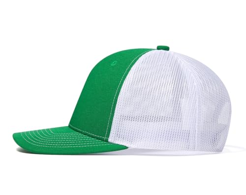 Image of Quanhaigou Trucker Hat - Mesh Snap Back - Unisex Adjustable Baseball Cap - Outdoor Hats for Men Women